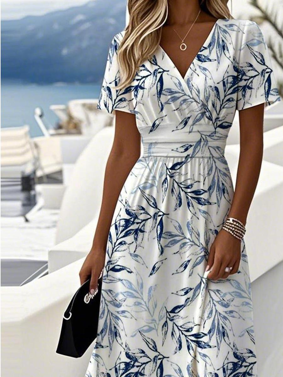 Lilibeth - Garten Brise Mittags Kleid