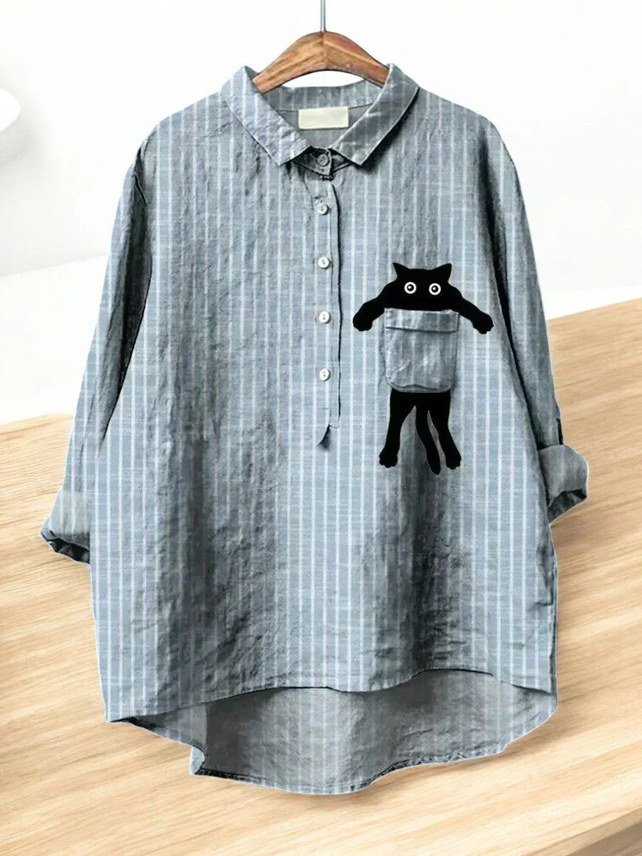 Emiko - Klassische Blusen mit Blumenmuster