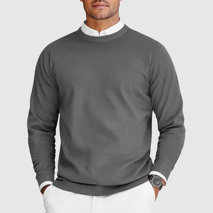 Mitchell – Langärmeliger Pullover Mit Rundhalsausschnitt