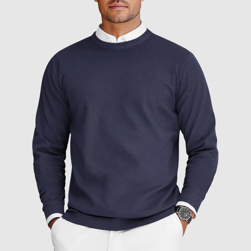 Mitchell – Langärmeliger Pullover Mit Rundhalsausschnitt