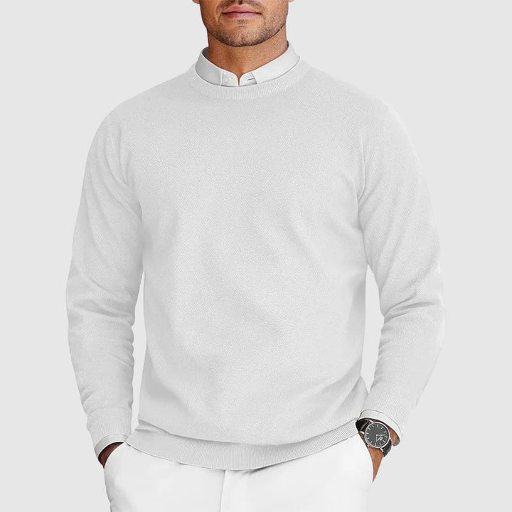 Mitchell – Langärmeliger Pullover Mit Rundhalsausschnitt