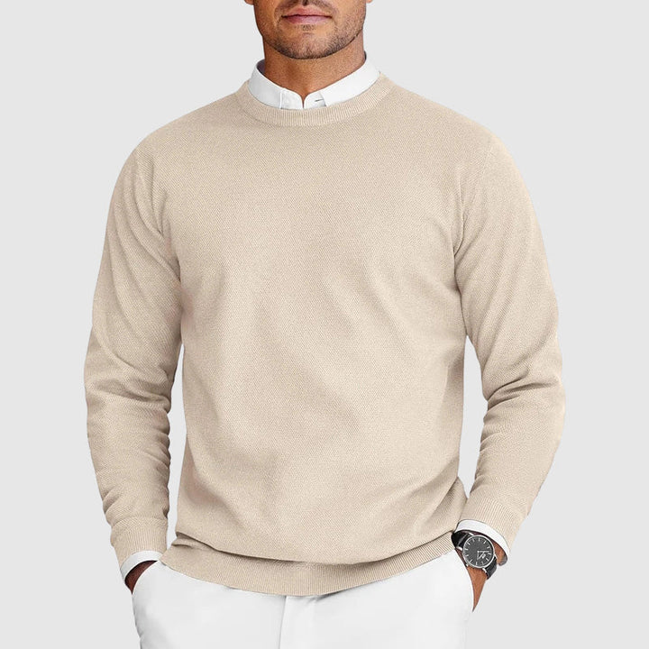 Mitchell – Langärmeliger Pullover Mit Rundhalsausschnitt