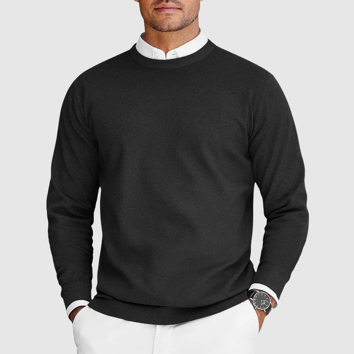 Mitchell – Langärmeliger Pullover Mit Rundhalsausschnitt