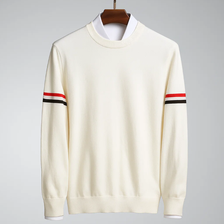 Carlton – Baumwoll Pullover Mit Rundhalsausschnitt
