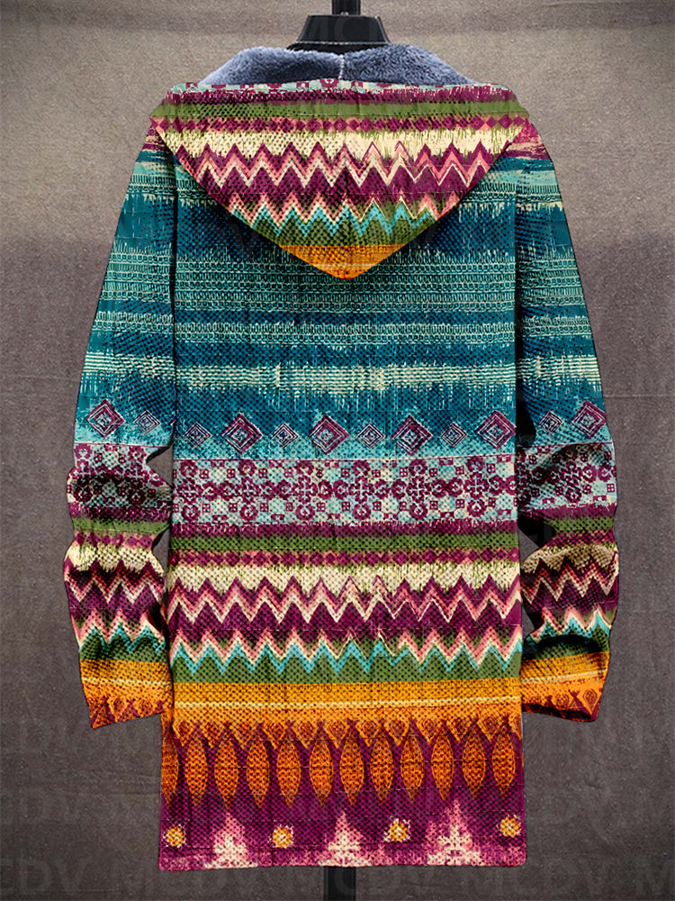 Jedda – Luxuriöser Von Kunst Inspirierter Strickjacke
