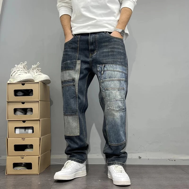 Laurent – Flickwerk Jeans Aus Denim
