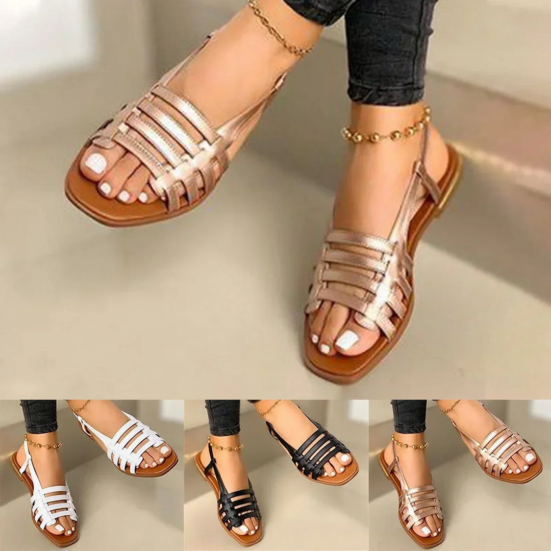Mindy - Ausgehöhlte Römersandalen