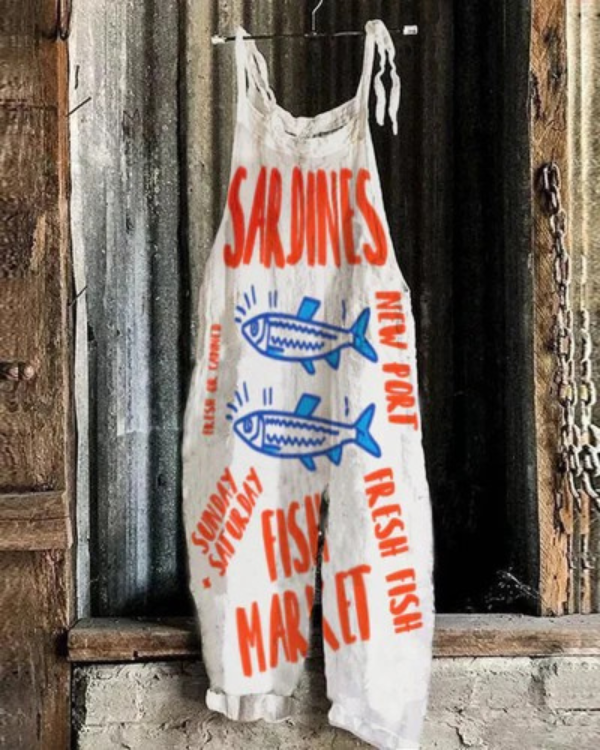 Lerato - Vintage Overall Mit Weitem Bein