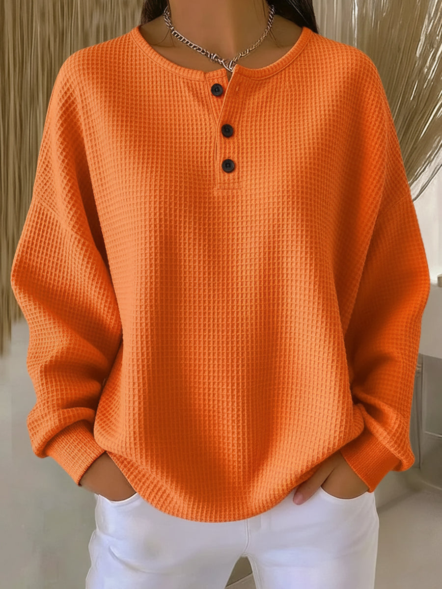 Myah – Lässiges Sweatshirt mit Rundhalsausschnitt