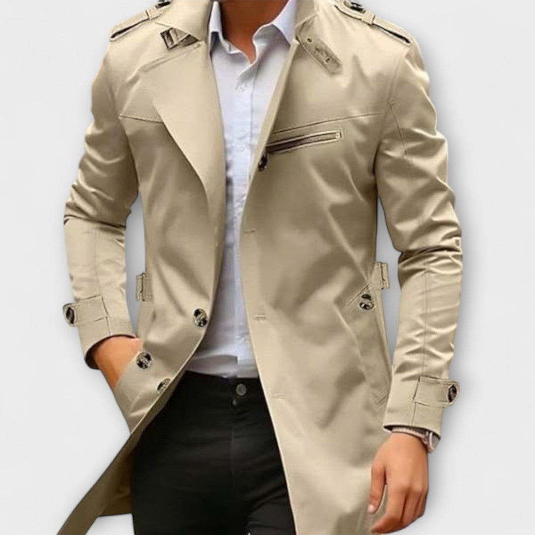 Nadiem – Handgefertigte Trenchjacke