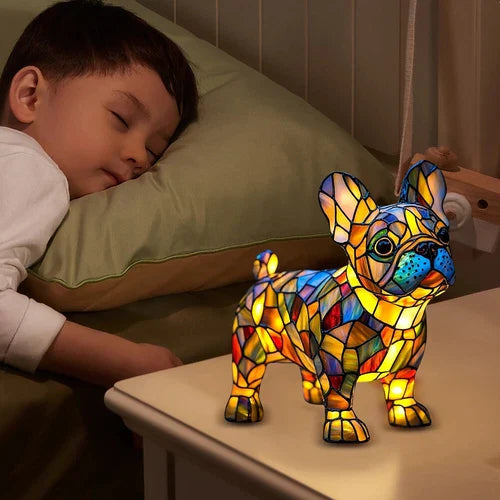 GlowHound – Hundelampe Aus Buntglas