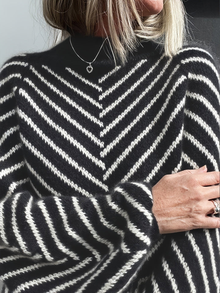 Klarysa – Lässiger Langarm Strickpullover