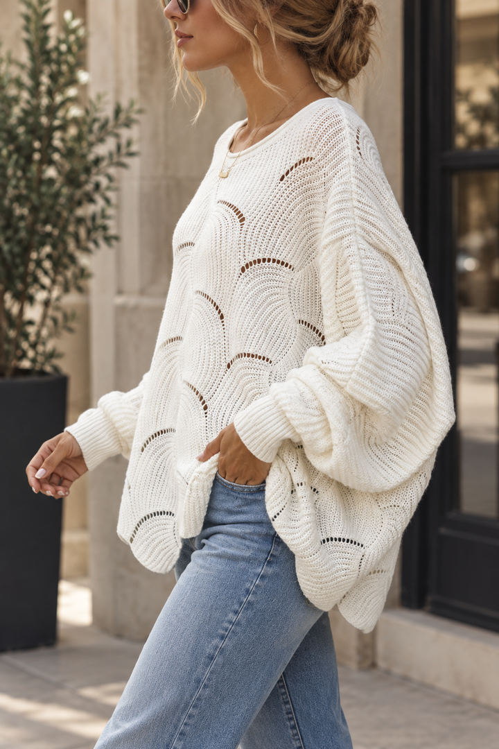 Zeyna – Langärmeliger Strickpullover