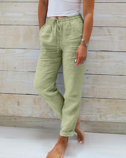 Roberta - Lässige Hose Mit Kordelzug
