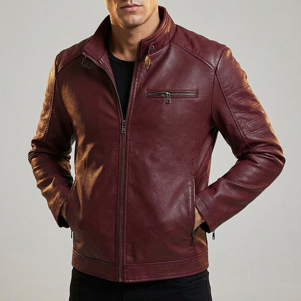Nataniel - Elegante Langarm Jacke Mit Tasche