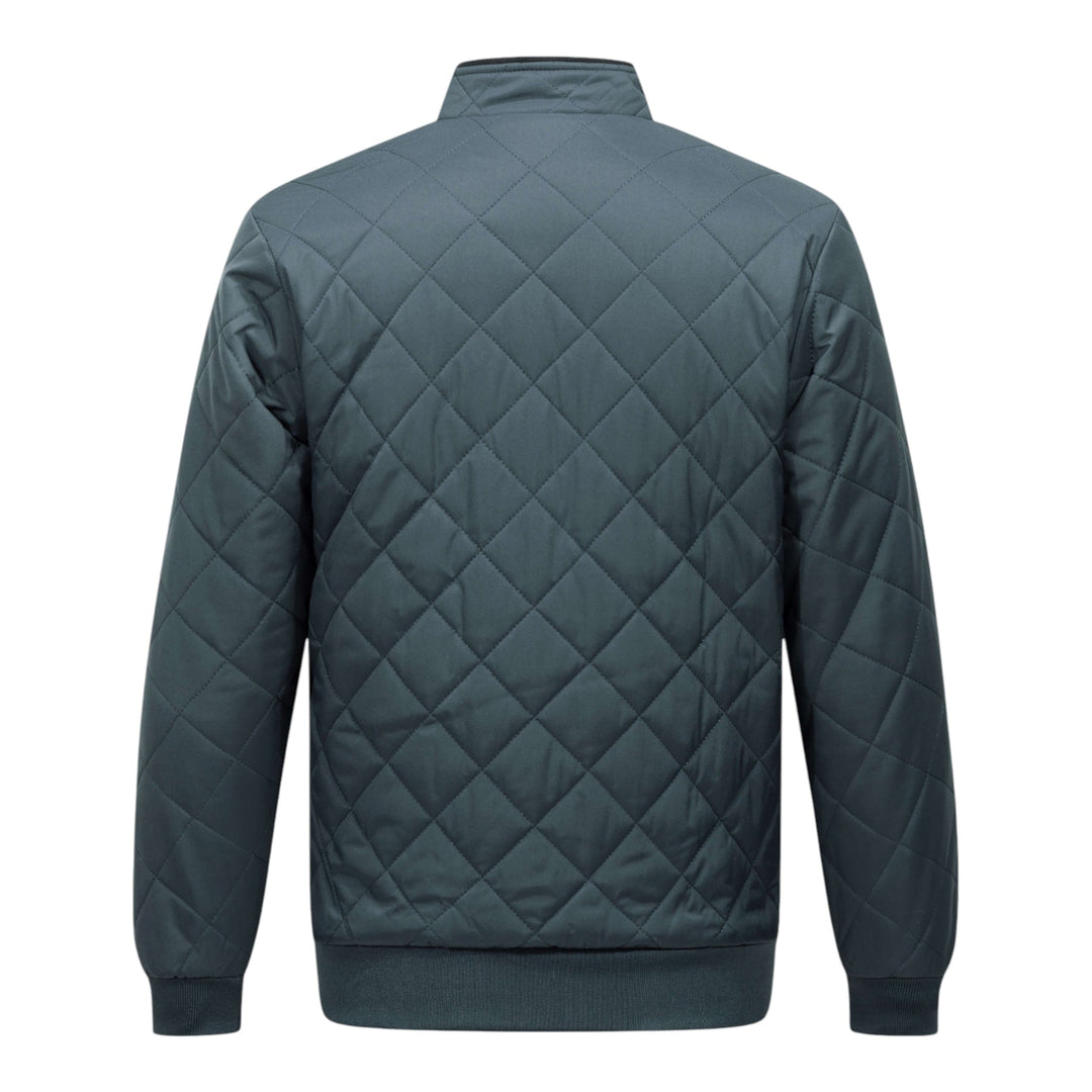 Hristo – Vlies gefütterte Jacke Mit Rautenmuster