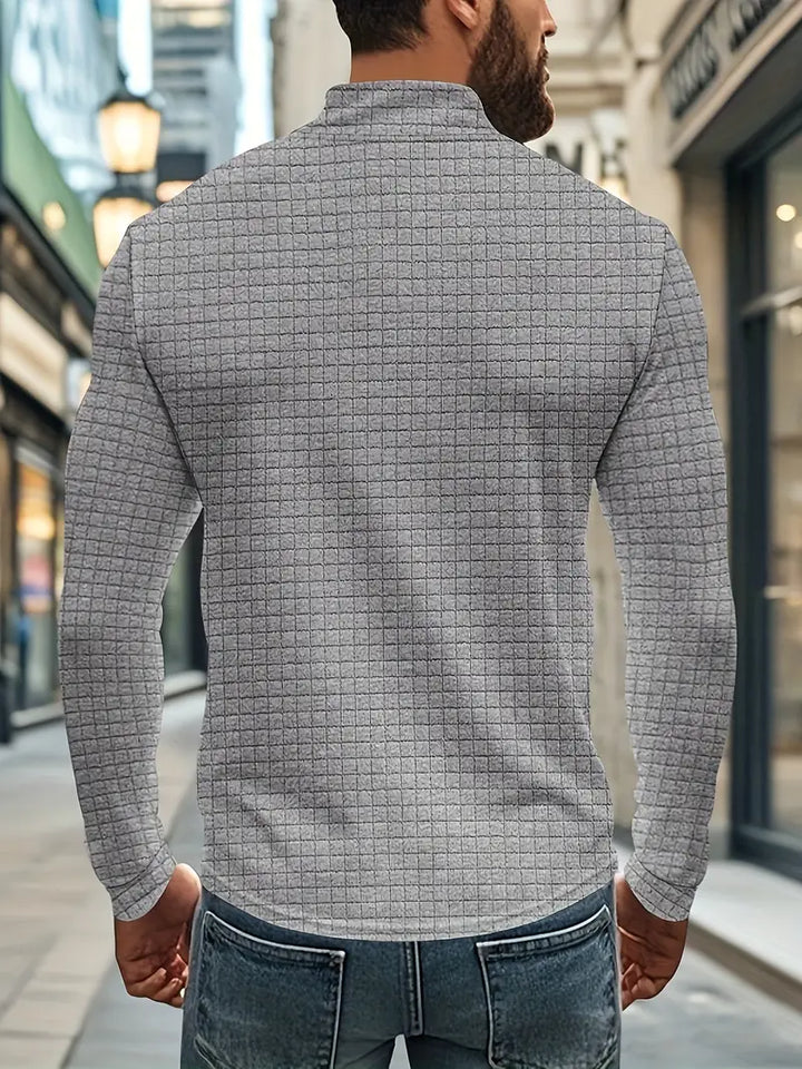 Jarryd – Langarm Sweatshirt Mit Halbem Reißverschluss