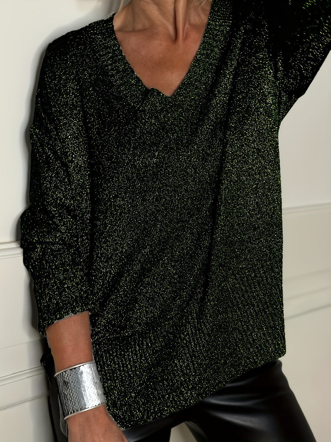Healy – Strickpullover Mit V-Ausschnitt
