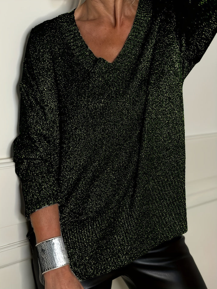 Healy – Strickpullover Mit V-Ausschnitt