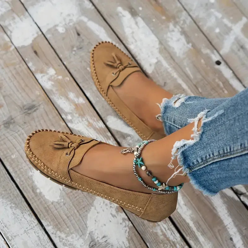 Patamon - Bequeme Slipper Mit Zarten Vintage Schleifen