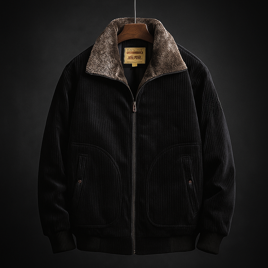 Broja – Lässige Cordjacke Mit Reißverschluss