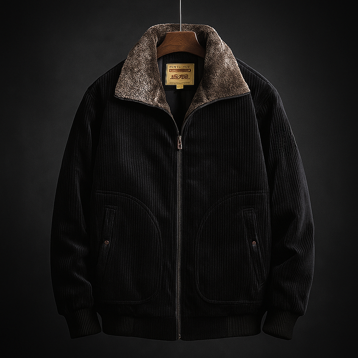 Broja – Lässige Cordjacke Mit Reißverschluss