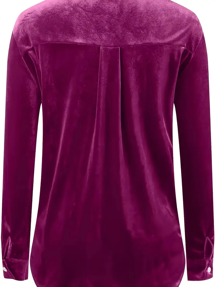 Geanie - Langarm Hemd Mit Vorderseite Taschen