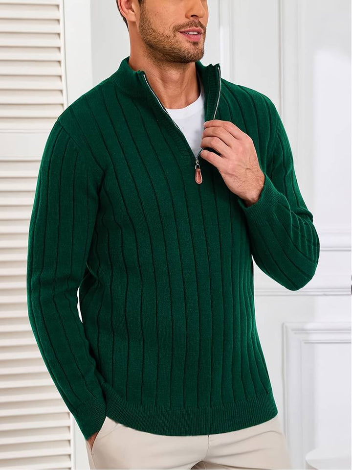 Yedidya - Lässiger Langarm Strick Pullover