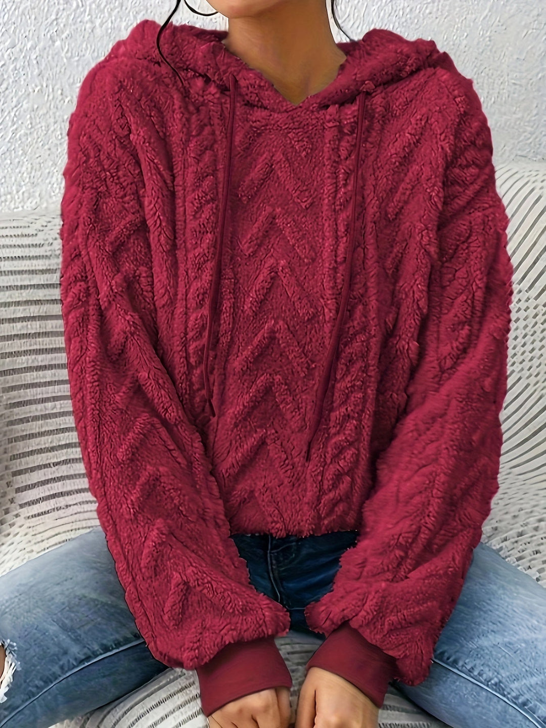 Andrine – Langärmelige Kapuzenjacke