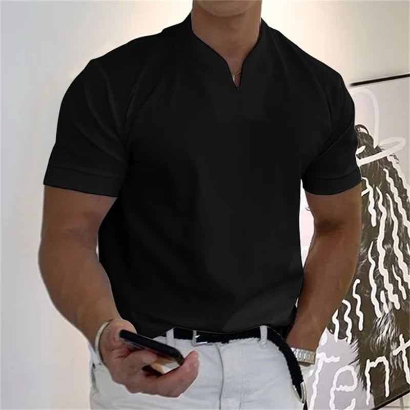 Neven – Kurzarm-T-Hemd mit V Ausschnitt