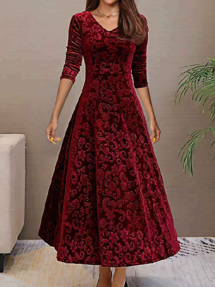 Eluned – Elegantes Samt-Partykleid