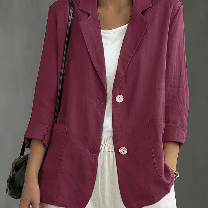 Jayde - Eleganter Baumwollblazer
