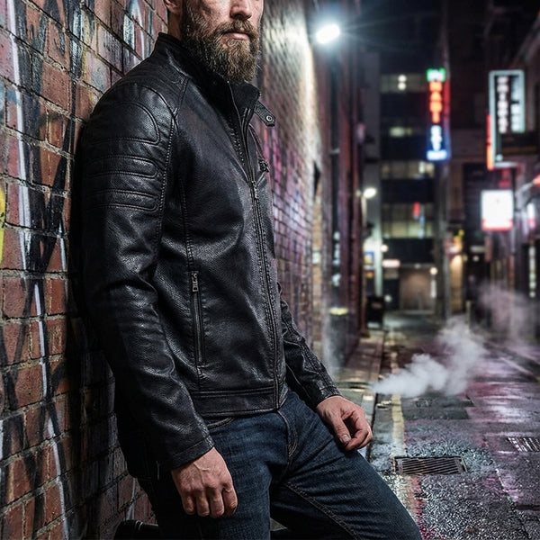 Nataniel - Elegante Langarm Jacke Mit Tasche