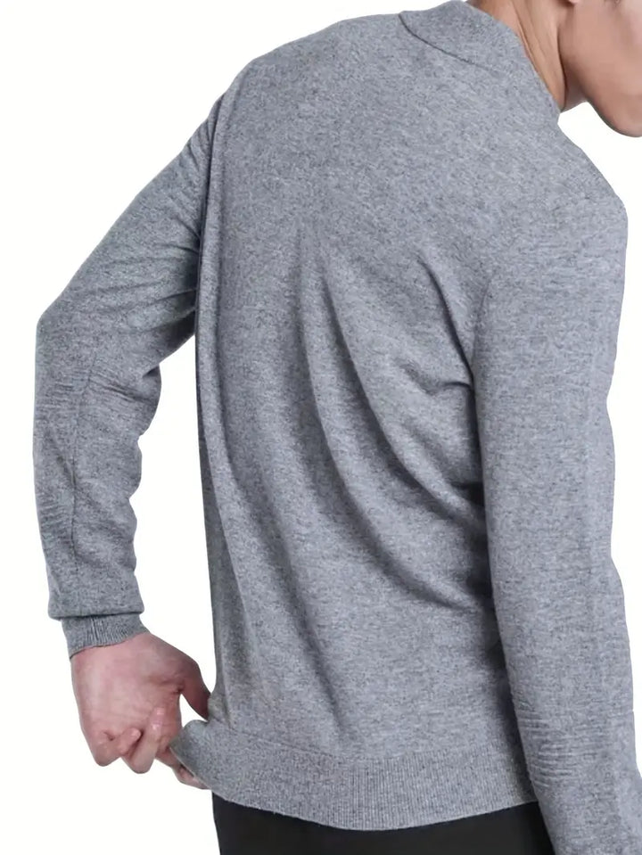 Aryan – Lässiger Strickpullover Mit Reißverschluss