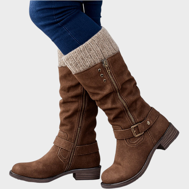 Melisandre - Eleganter Winterstiefel Mit Halber Wadenlänge