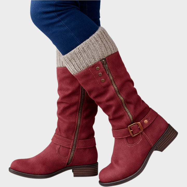Melisandre - Eleganter Winterstiefel Mit Halber Wadenlänge