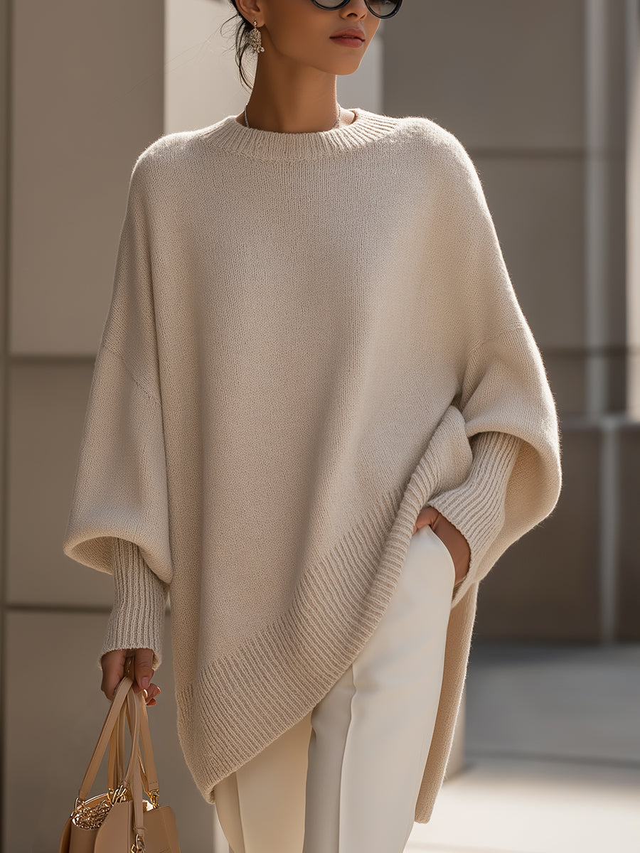 Ayesatu - Oversize Pullover MitLockerer Passform