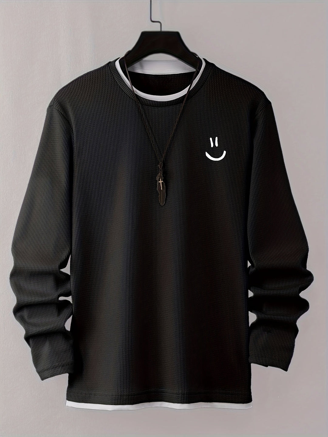 Desmond – Langärmliges Hemd Mit Gesichtsaufdruck