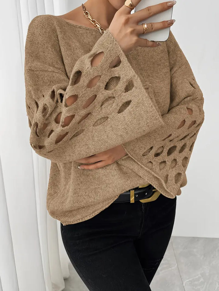 Lanola – Lässiger Pullover Mit Glockenärmeln