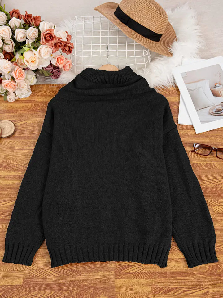 Natala - Strickpullover Mit Kängurutasche