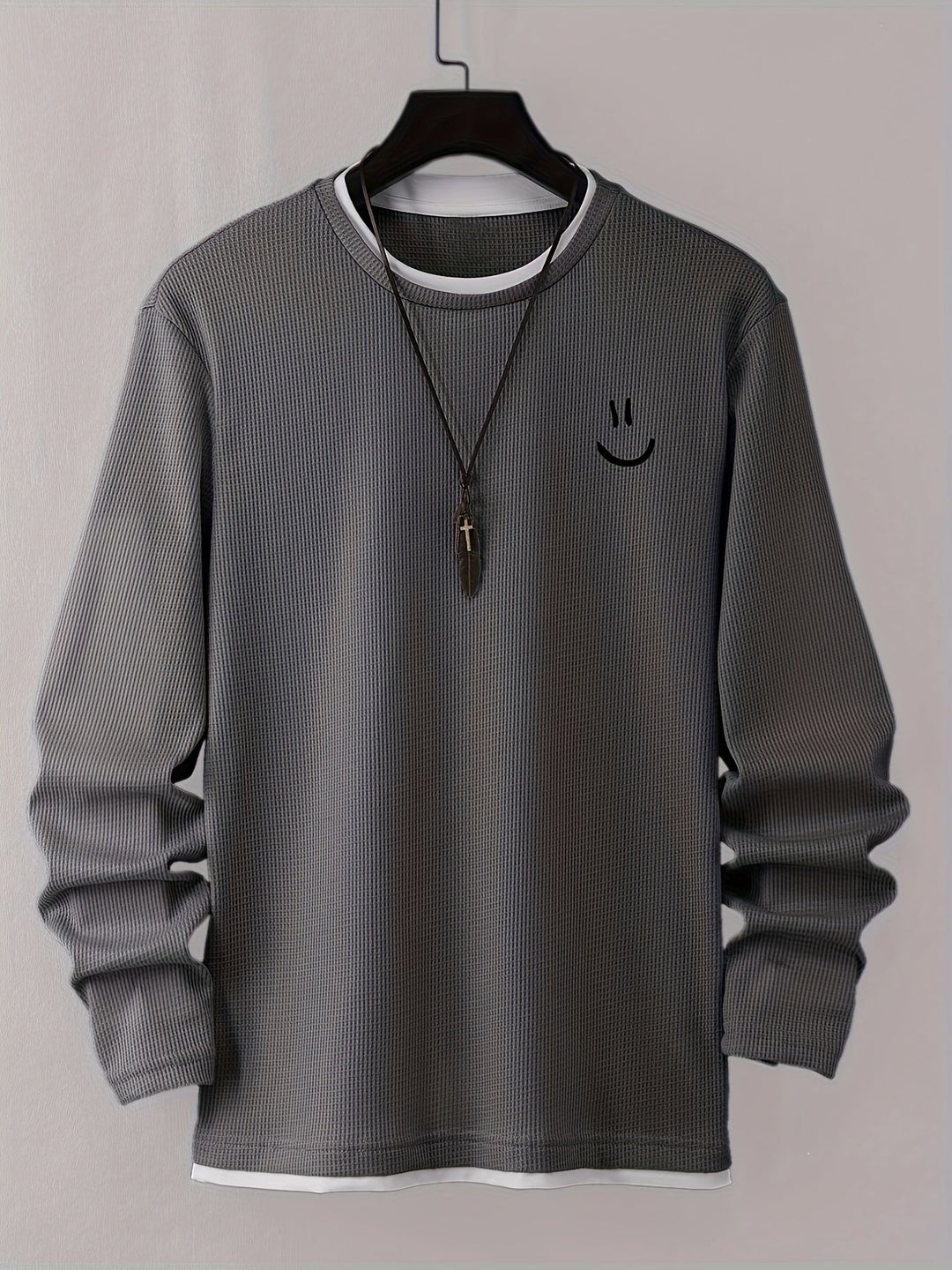 Desmond – Langärmliges Hemd Mit Gesichtsaufdruck