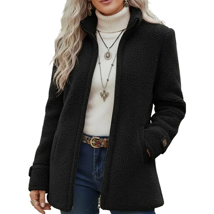 Elanne - Freizeit Jacke Mit Stehkragen