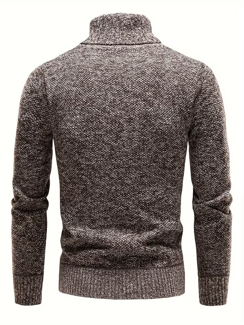 Wessam – Eleganter Strick Pullover Mit Rollkragen
