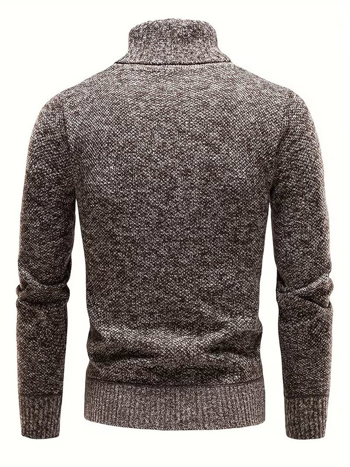 Wessam – Eleganter Strick Pullover Mit Rollkragen