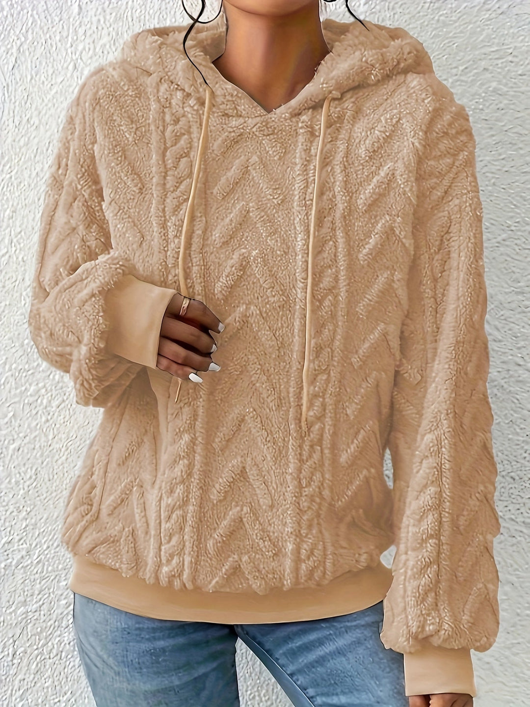 Andrine – Langärmelige Kapuzenjacke
