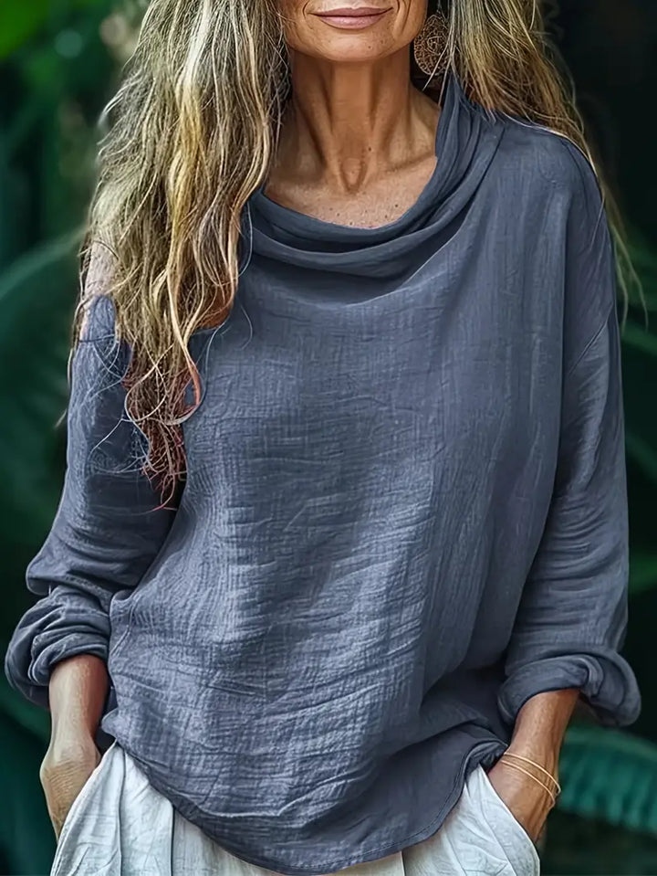 Hellen – Elegante Langarm Bluse