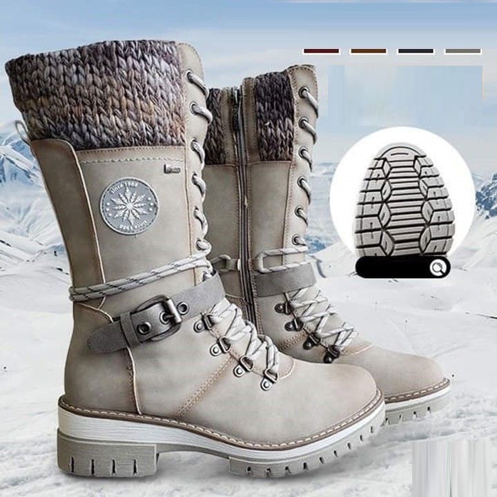 Carolina – Seitlichem Reißverschluss Twist-Stiefel