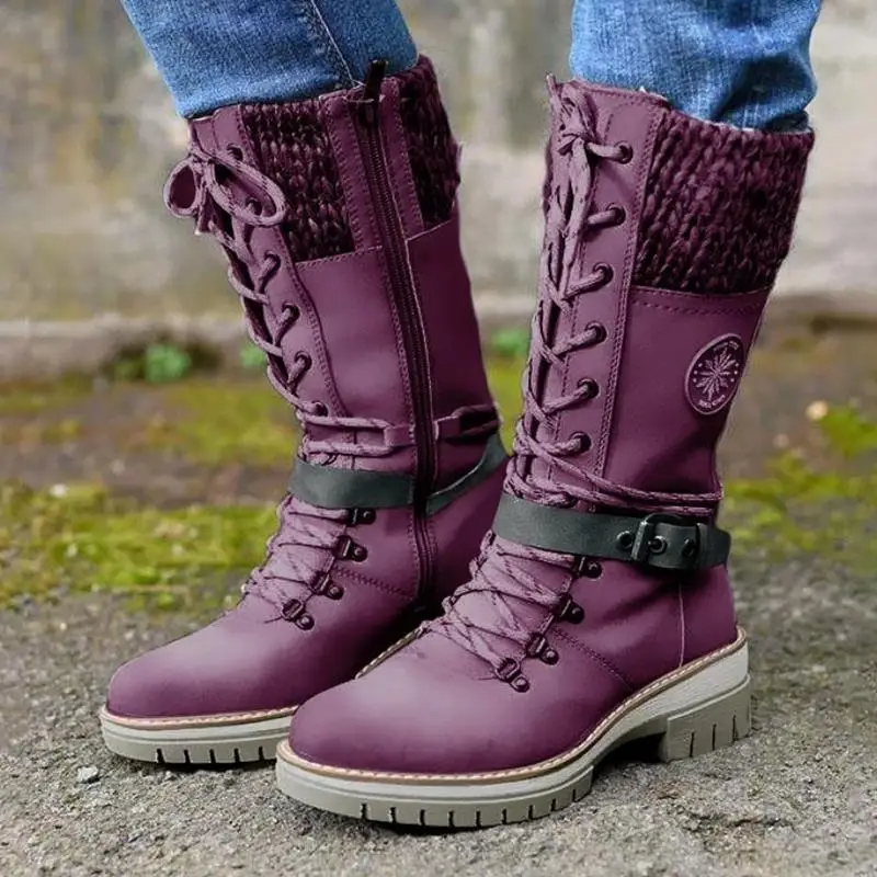 Carolina – Seitlichem Reißverschluss Twist-Stiefel