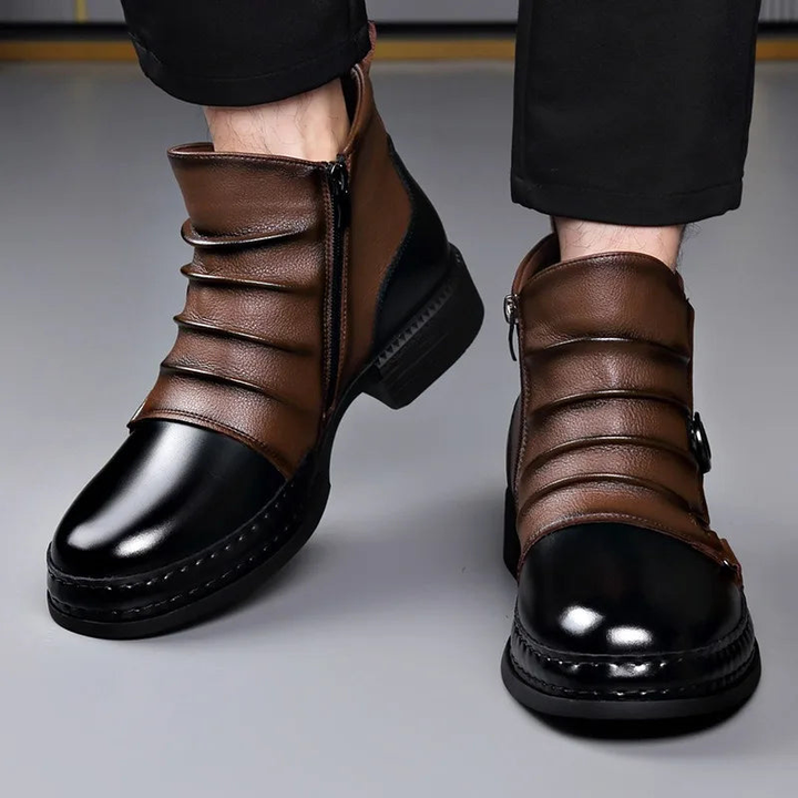 Zamran – Vintage Lederstiefeletten