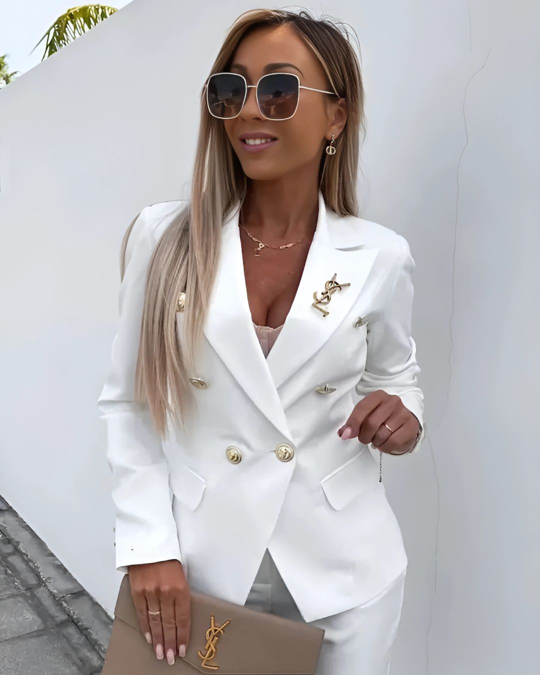 Inna - Raffinierter Doppelreihiger Anzug